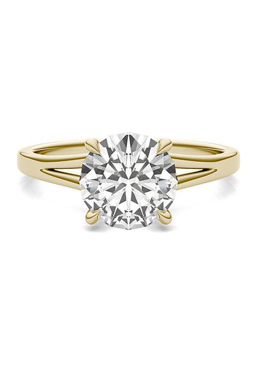 Charles & Colvard 1.96 ct. t.w. Lab Created Moissanite Solitaire Ring in 14k Gold