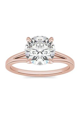 Charles & Colvard 1.96 Ct. T.w. Lab Created Moissanite Solitaire Ring In 14K Gold