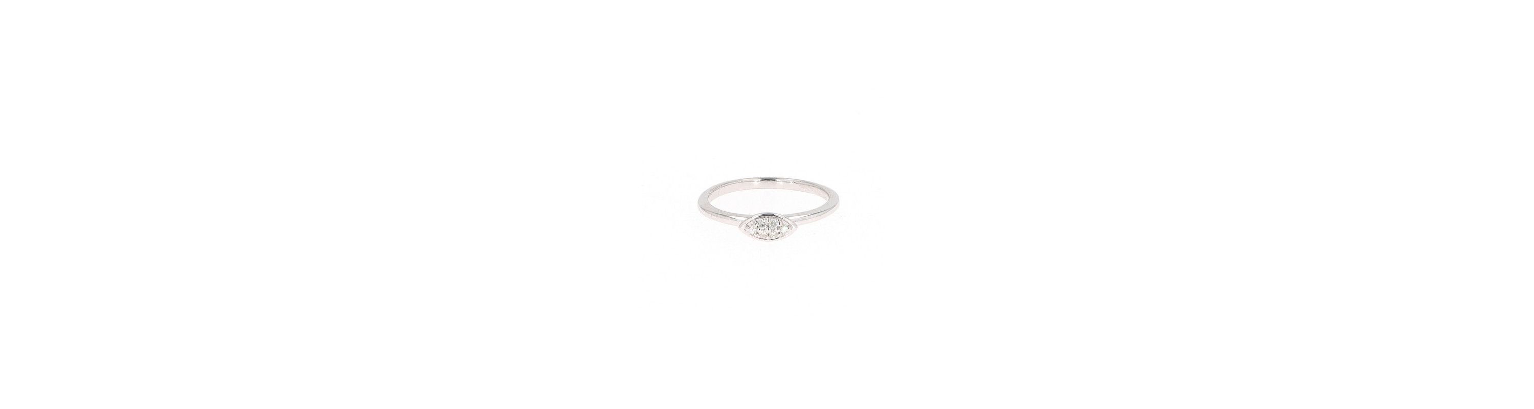 Lab Created Sterling Silver 0.08ct. tw. Moissanite Fashion Ring