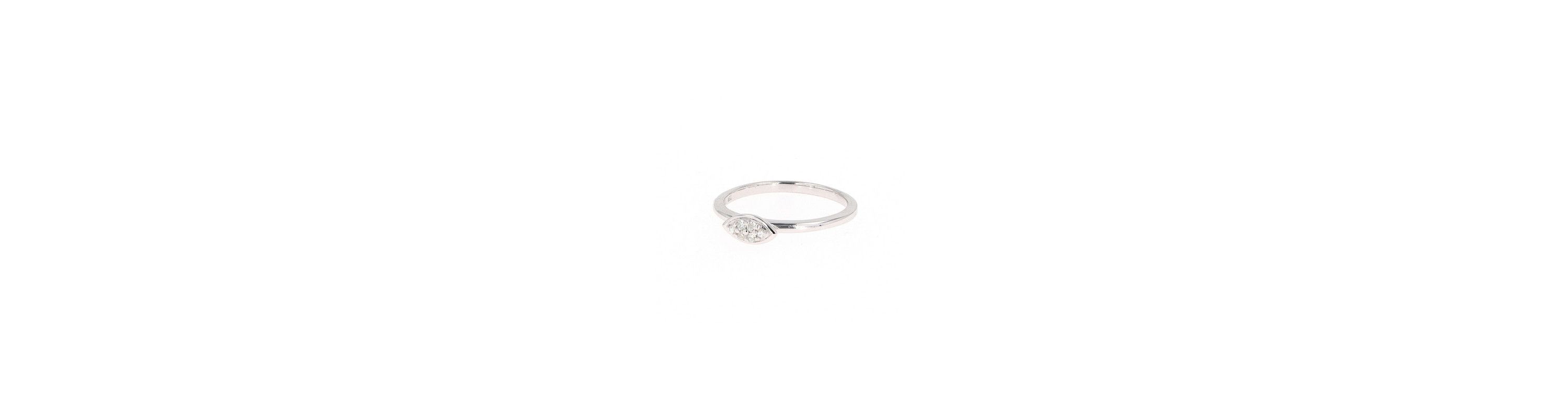 Lab Created Sterling Silver 0.08ct. tw. Moissanite Fashion Ring