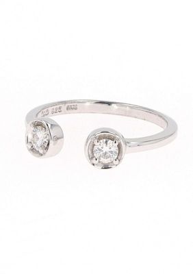 Lab Created Sterling Silver 0.26ct. tw. Moissanite Fashion Ring