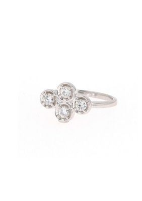 Lab Created Sterling Silver 0.52ct. tw. Moissanite Fashion Ring