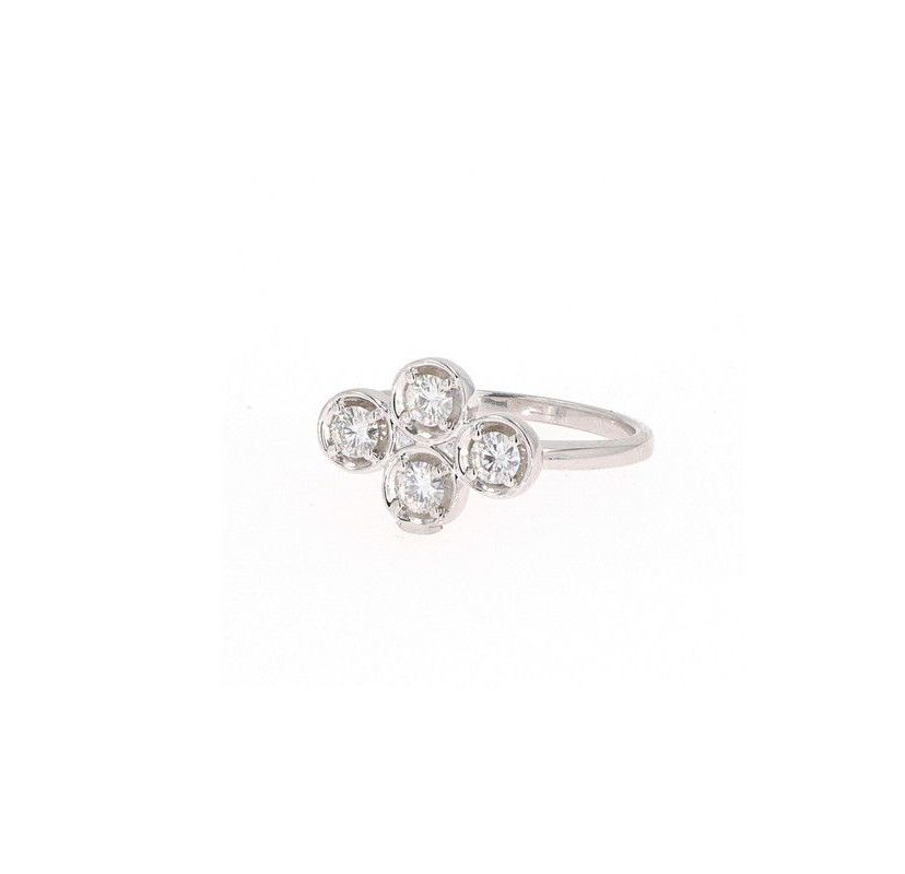 Lab Created Sterling Silver 0.52ct. tw. Moissanite Fashion Ring