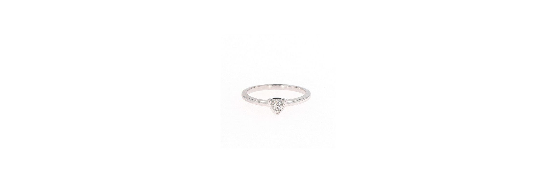 Lab Created Sterling Silver 0.06ct. tw. Moissanite Fashion Ring