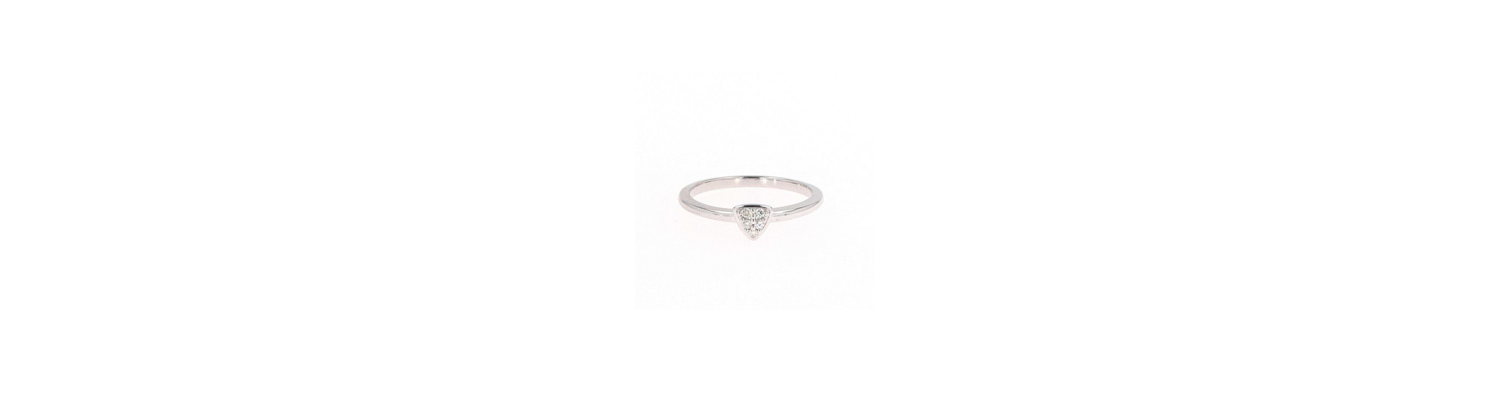 Lab Created Sterling Silver 0.06ct. tw. Moissanite Fashion Ring