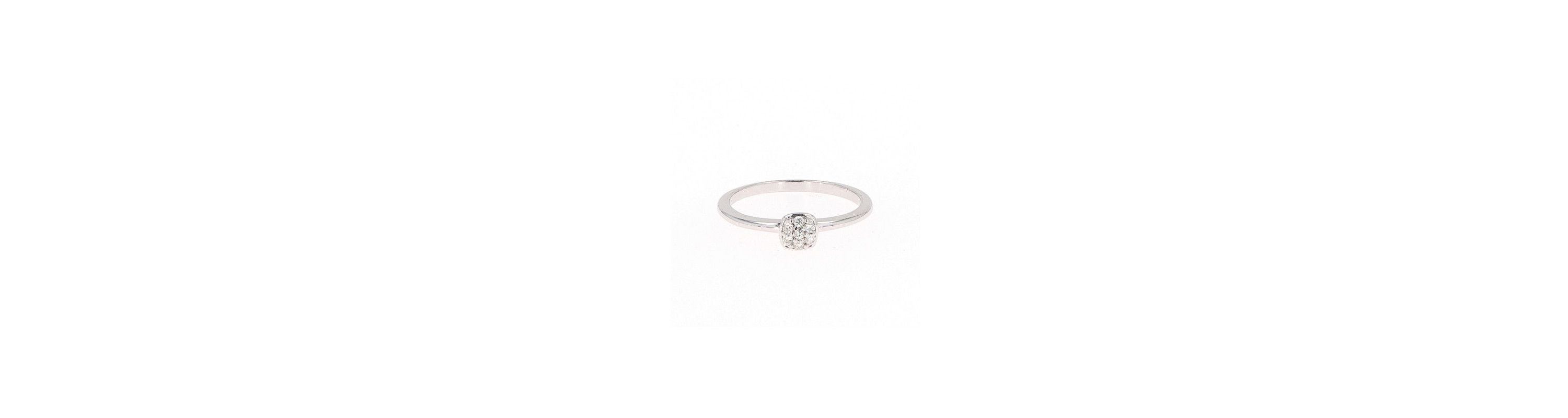 Lab Created Sterling Silver 0.09ct. tw. Moissanite Fashion Ring