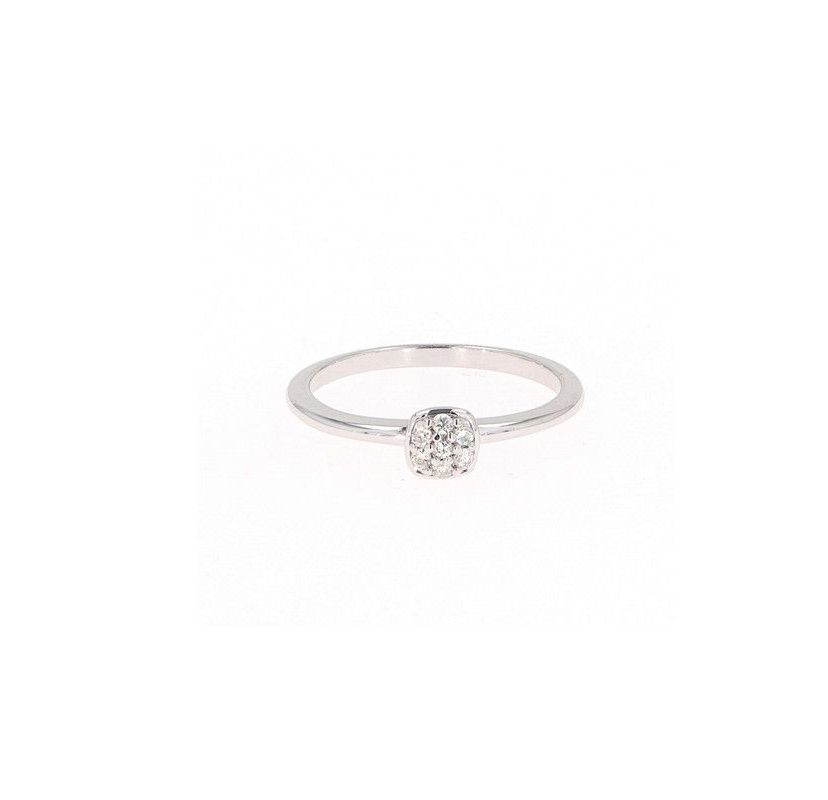Lab Created Sterling Silver 0.09ct. tw. Moissanite Fashion Ring