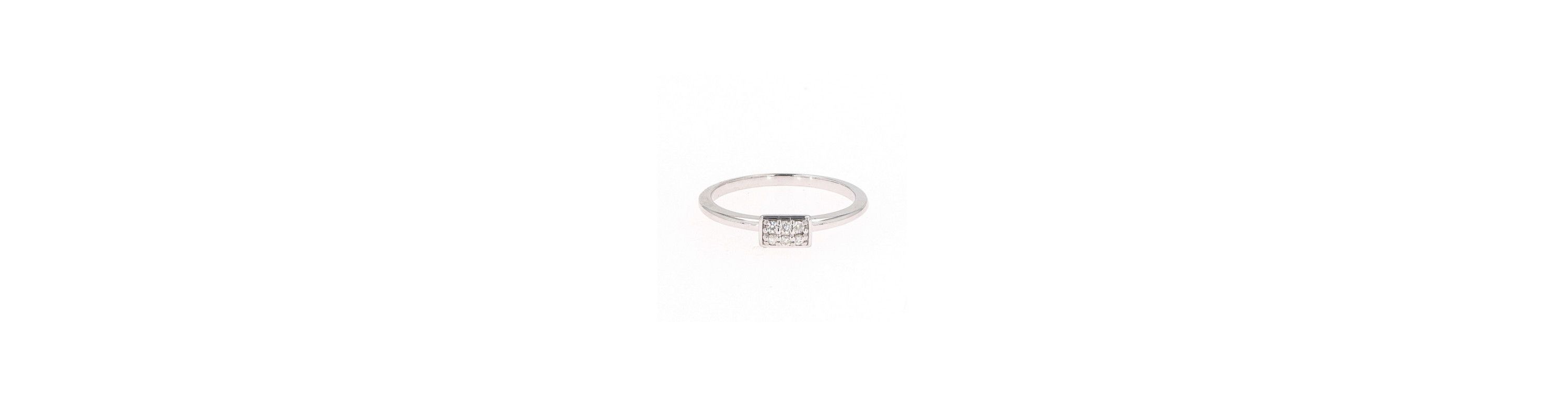 Lab Created Sterling Silver 0.08ct. tw. Moissanite Fashion Ring