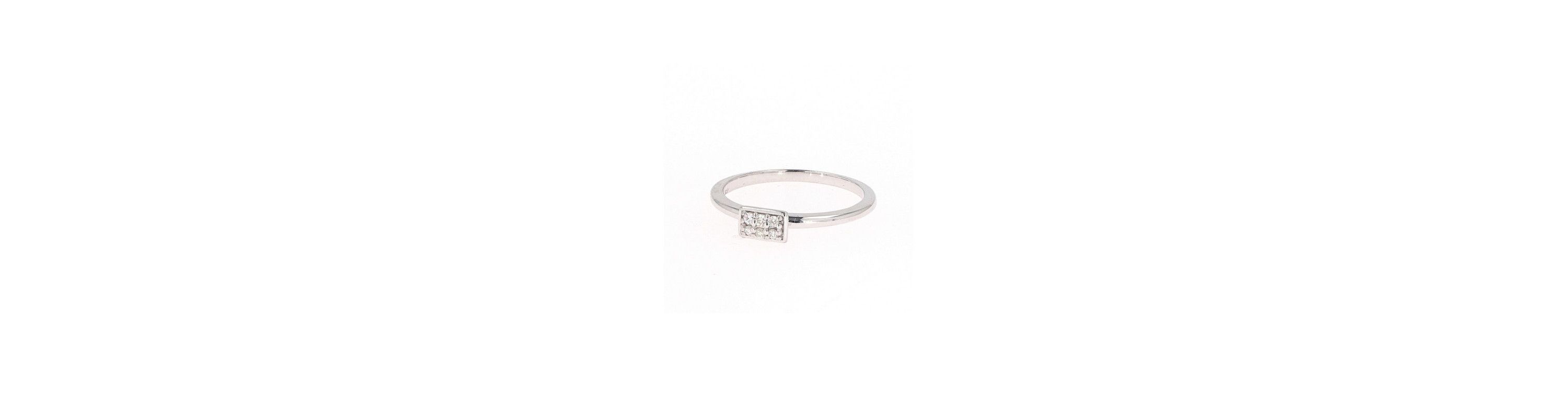Lab Created Sterling Silver 0.08ct. tw. Moissanite Fashion Ring