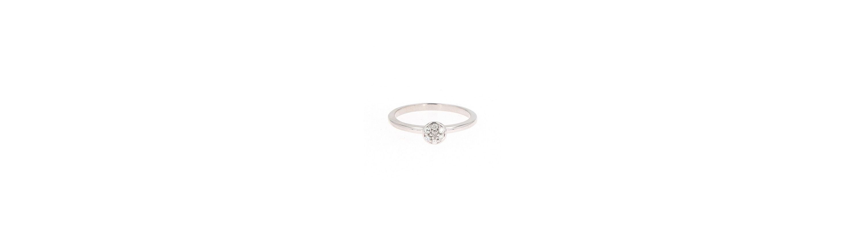 Lab Created Sterling Silver 0.09ct. tw. Moissanite Fashion Ring