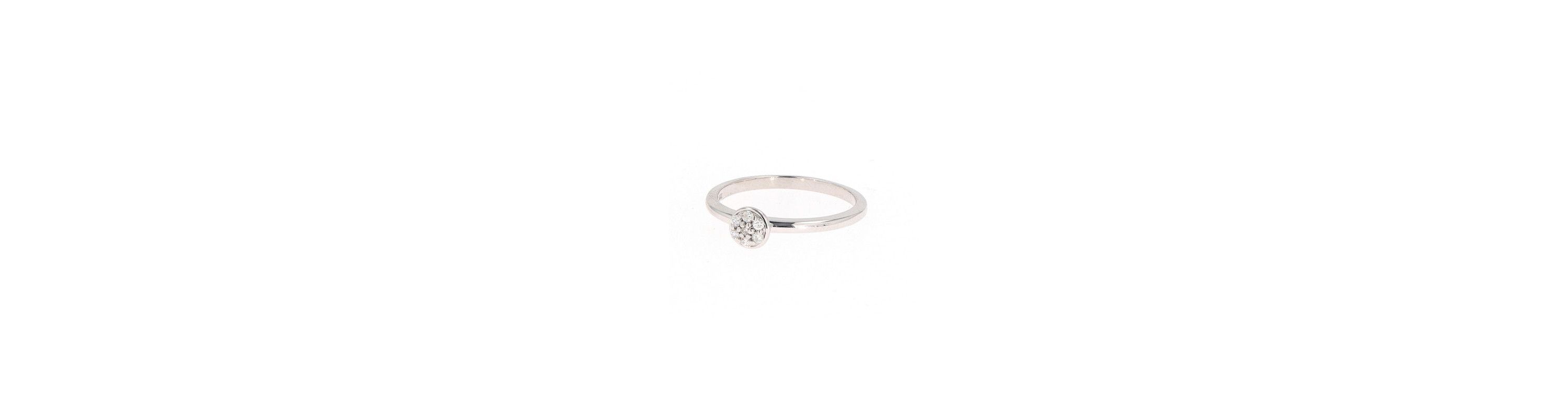 Lab Created Sterling Silver 0.09ct. tw. Moissanite Fashion Ring