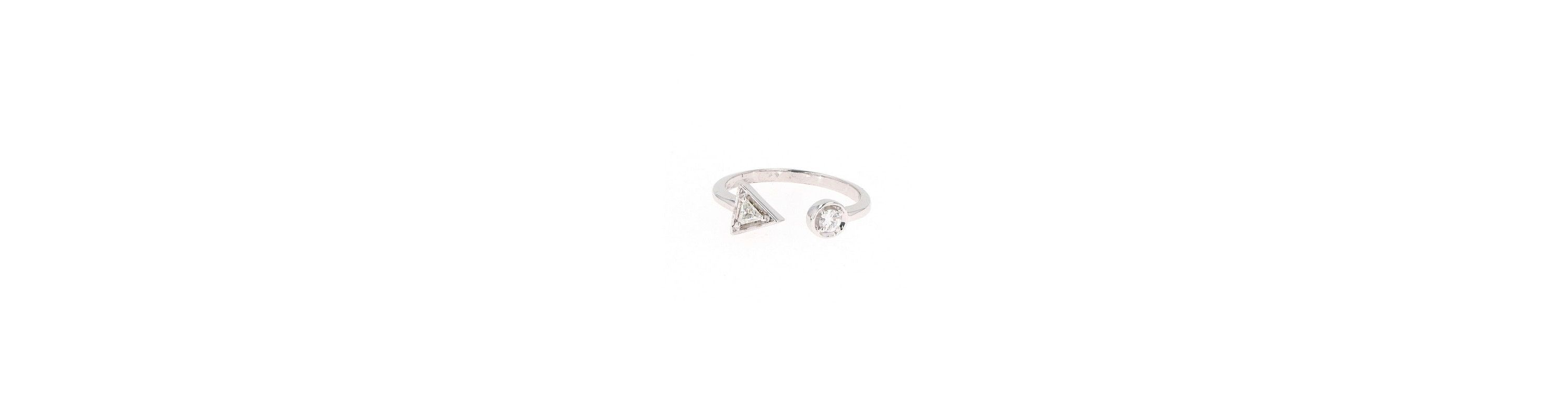 Lab Created Sterling Silver 0.20ct. tw. Moissanite Fashion Ring