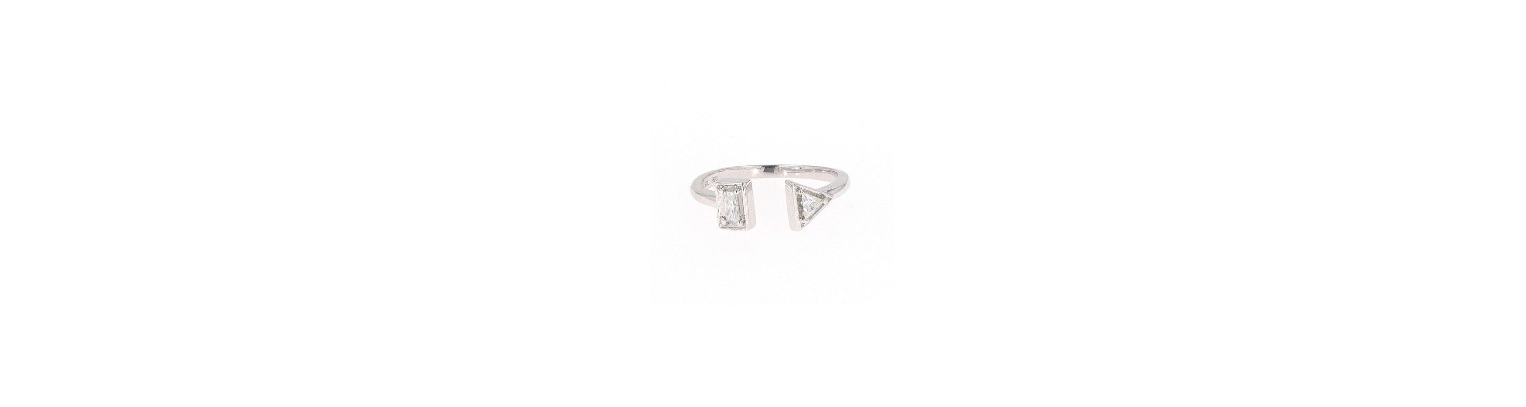 Lab Created Sterling Silver 0.19ct. tw. Moissanite Fashion Ring
