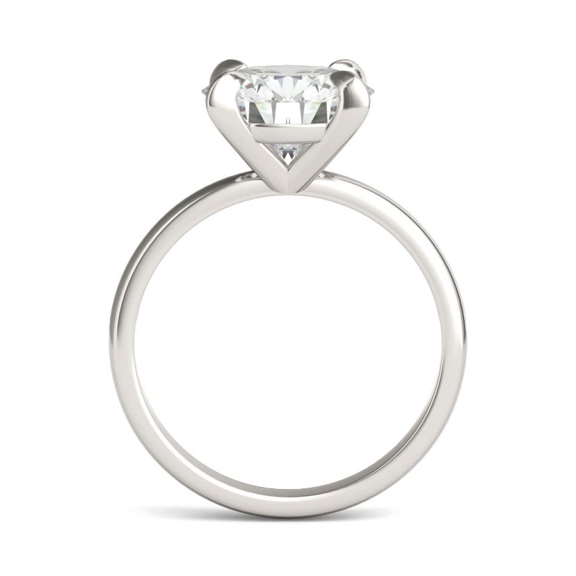 Charles & Colvard 3.1 ct. tw. Lab Created Moissanite Round Solitaire Ring in 14K White Gold