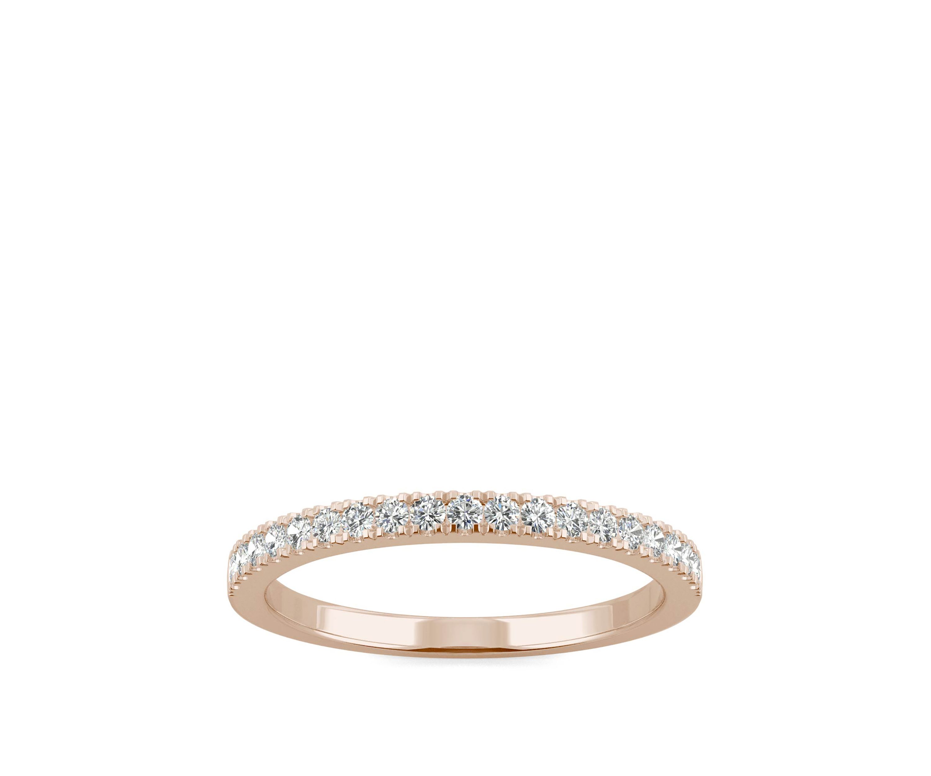 Moissanite Anniversary Band