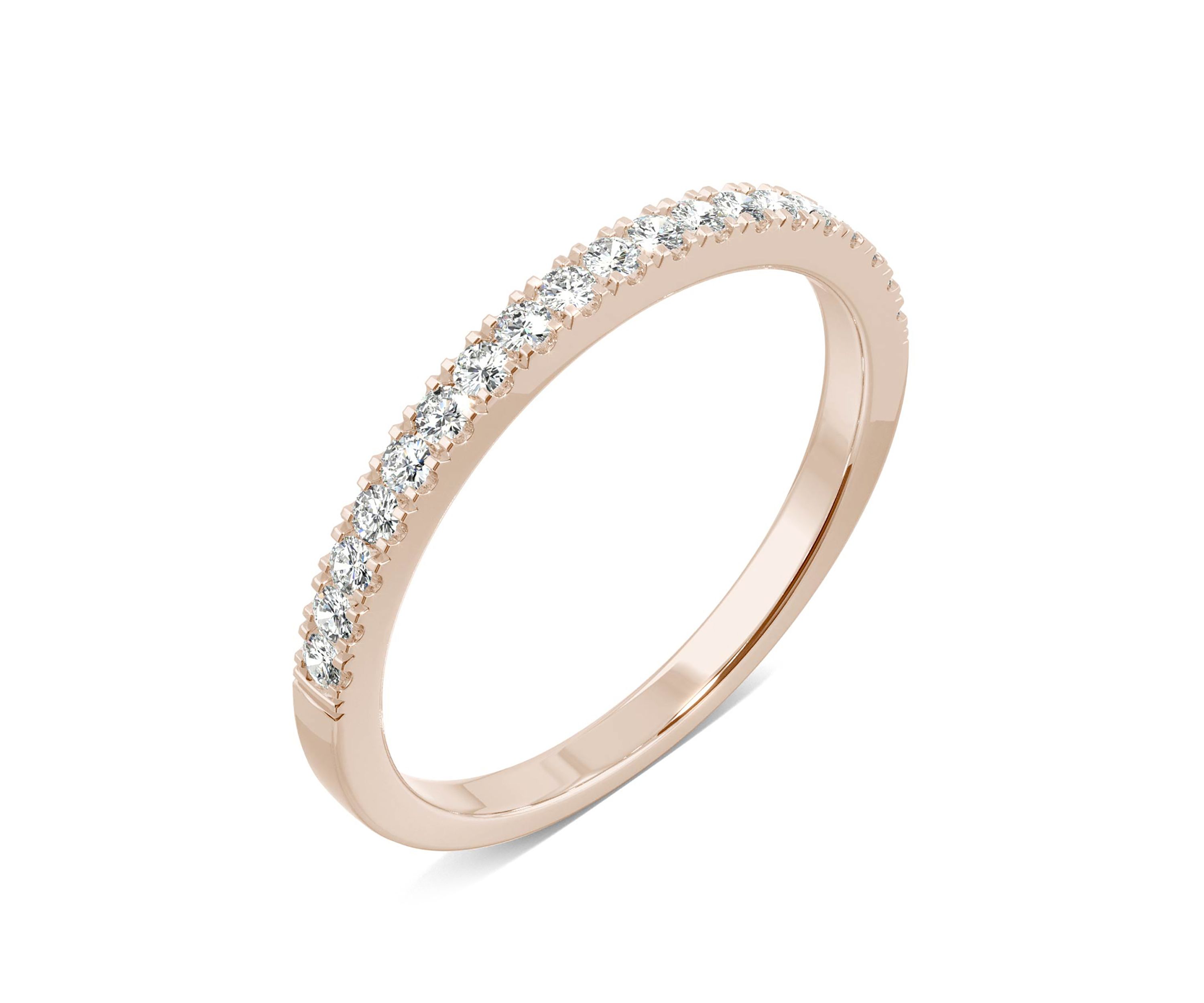 Moissanite Anniversary Band