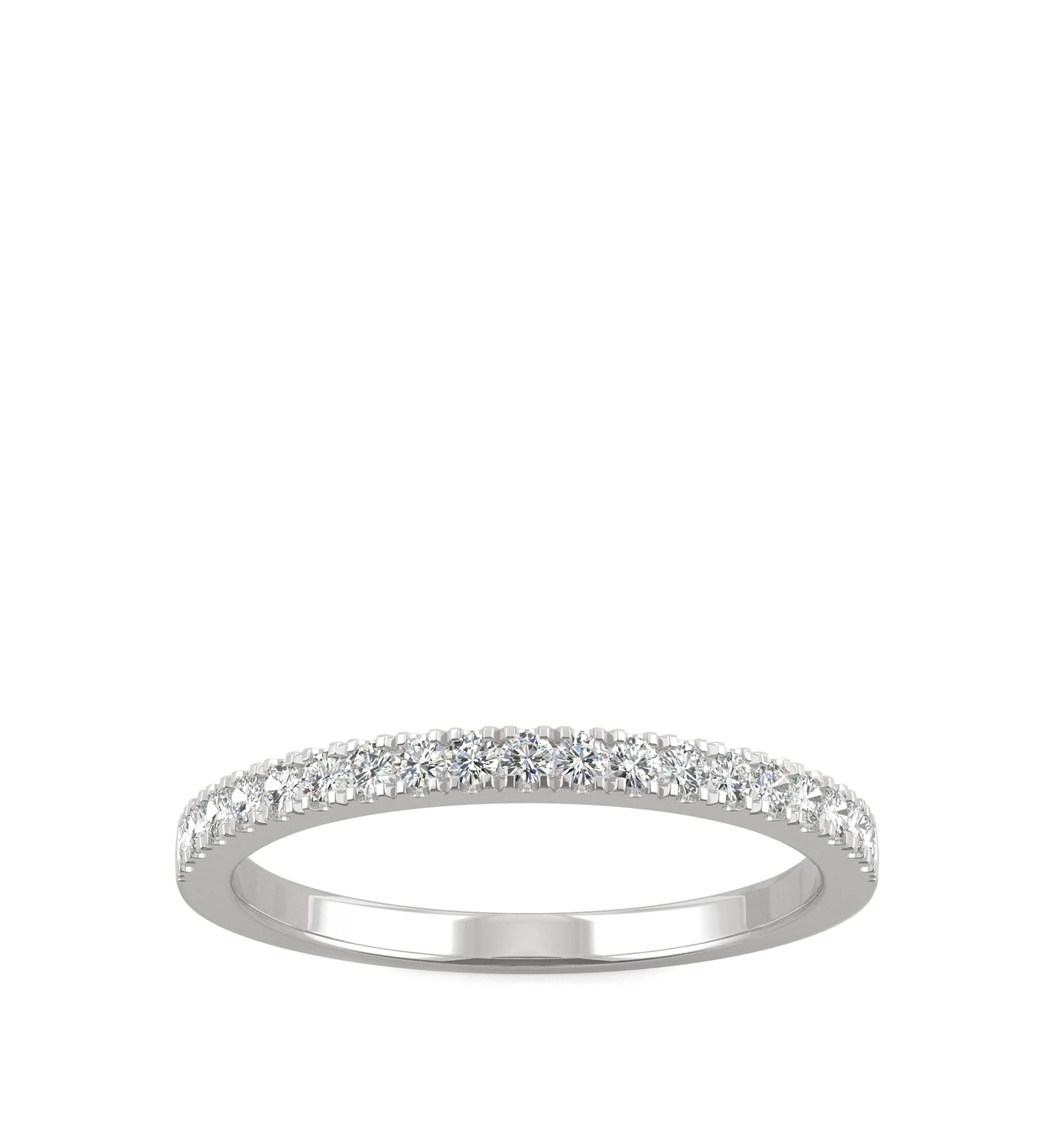 Moissanite Anniversary Band