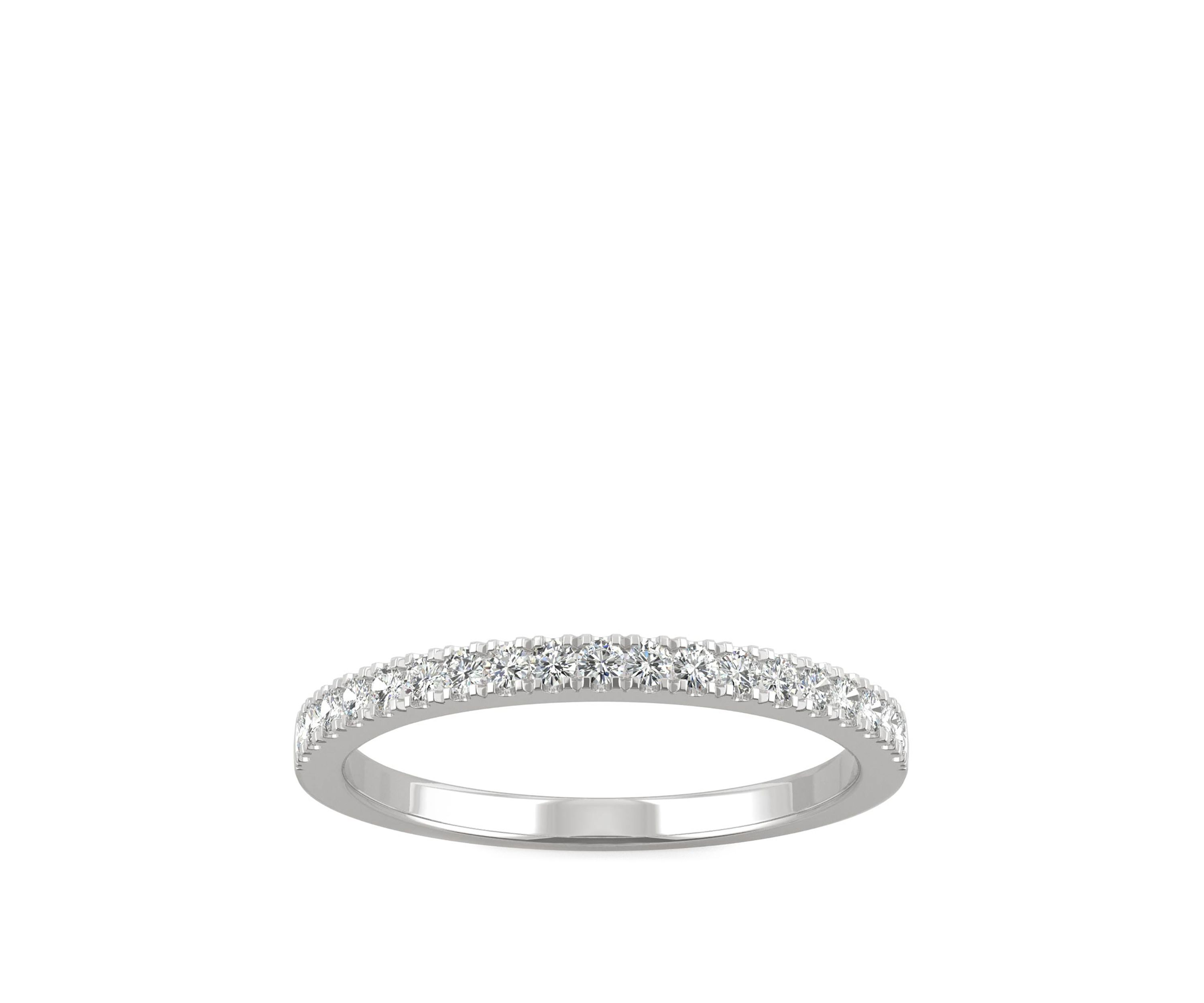 Moissanite Anniversary Band