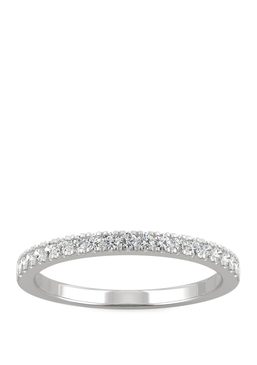 Moissanite Anniversary Band