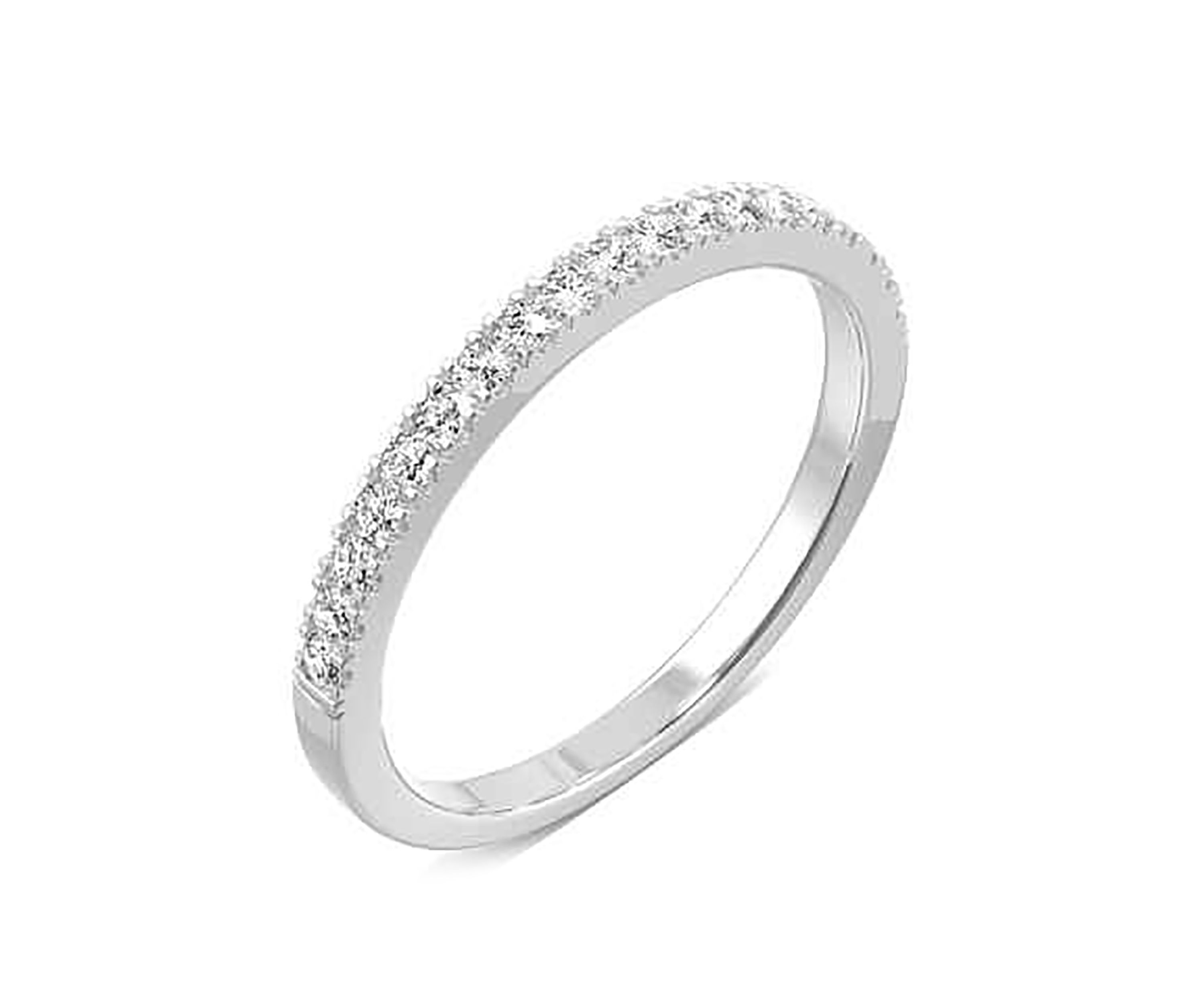 Moissanite Anniversary Band