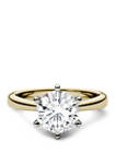 1.9 ct. t.w. Lab Created Moissanite Solitaire Ring in 14K Yellow Gold