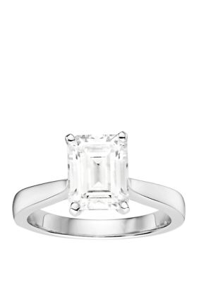 Charles & Colvard 2.52 Ct. T.w. Lab Created Moissanite Solitaire Ring In 14K White Gold