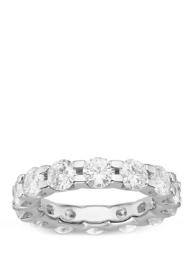 Charles & Colvard 4.62 Ct. T.w. Lab Created Moissanite Eternity Band In 14K White Gold