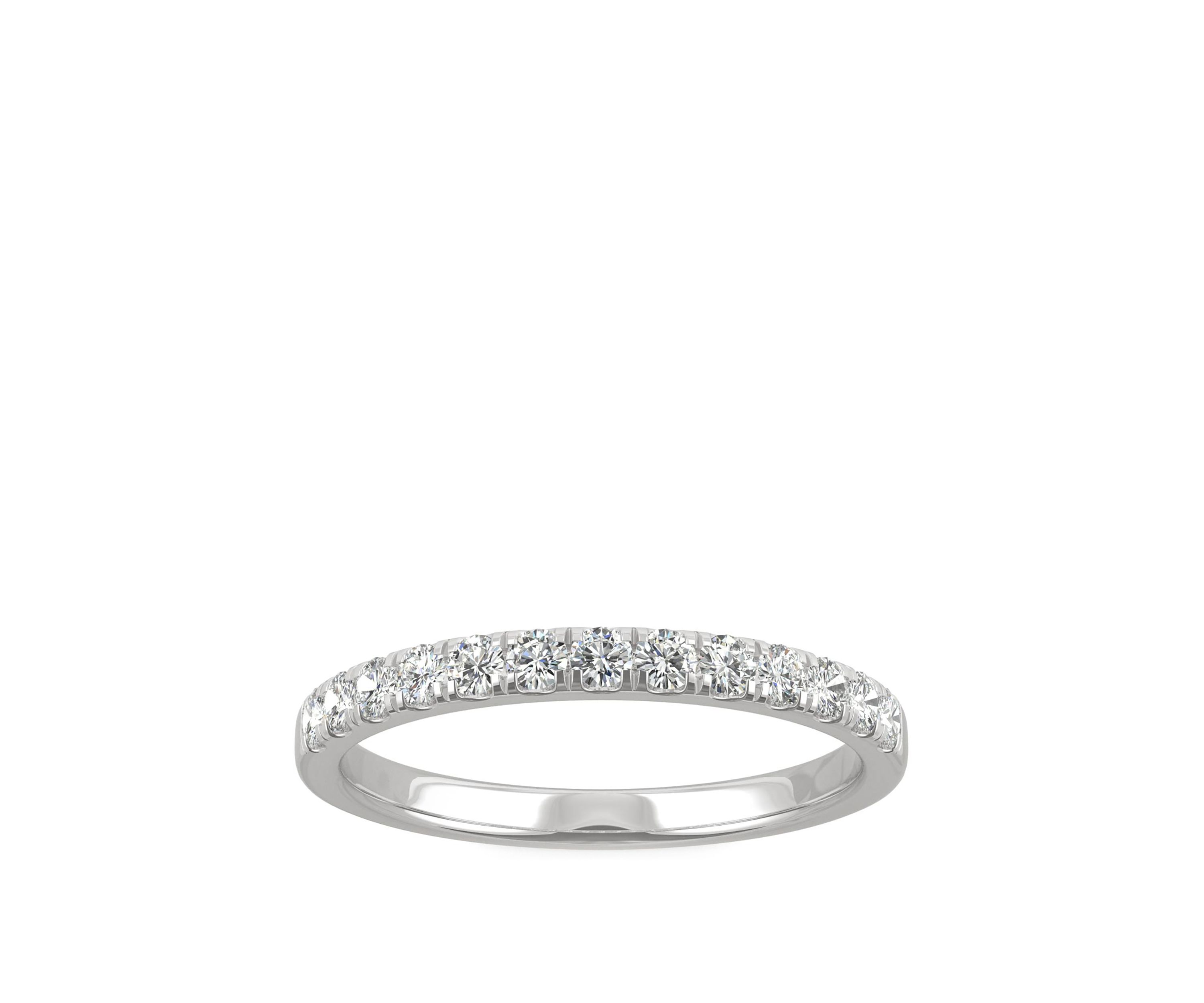 1/3 ct. t.w. Lab Created Moissanite Anniversary Band in 14K Gold