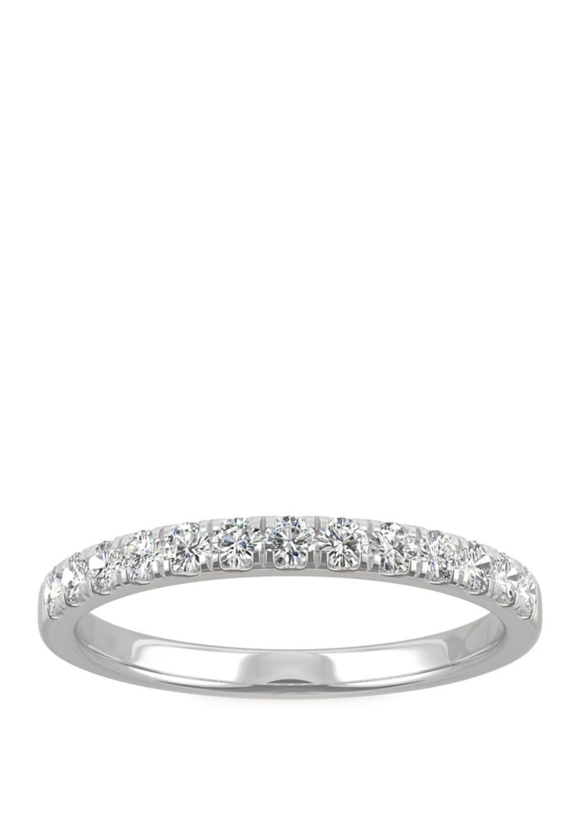 1/3 ct. t.w. Lab Created Moissanite Anniversary Band in 14K Gold