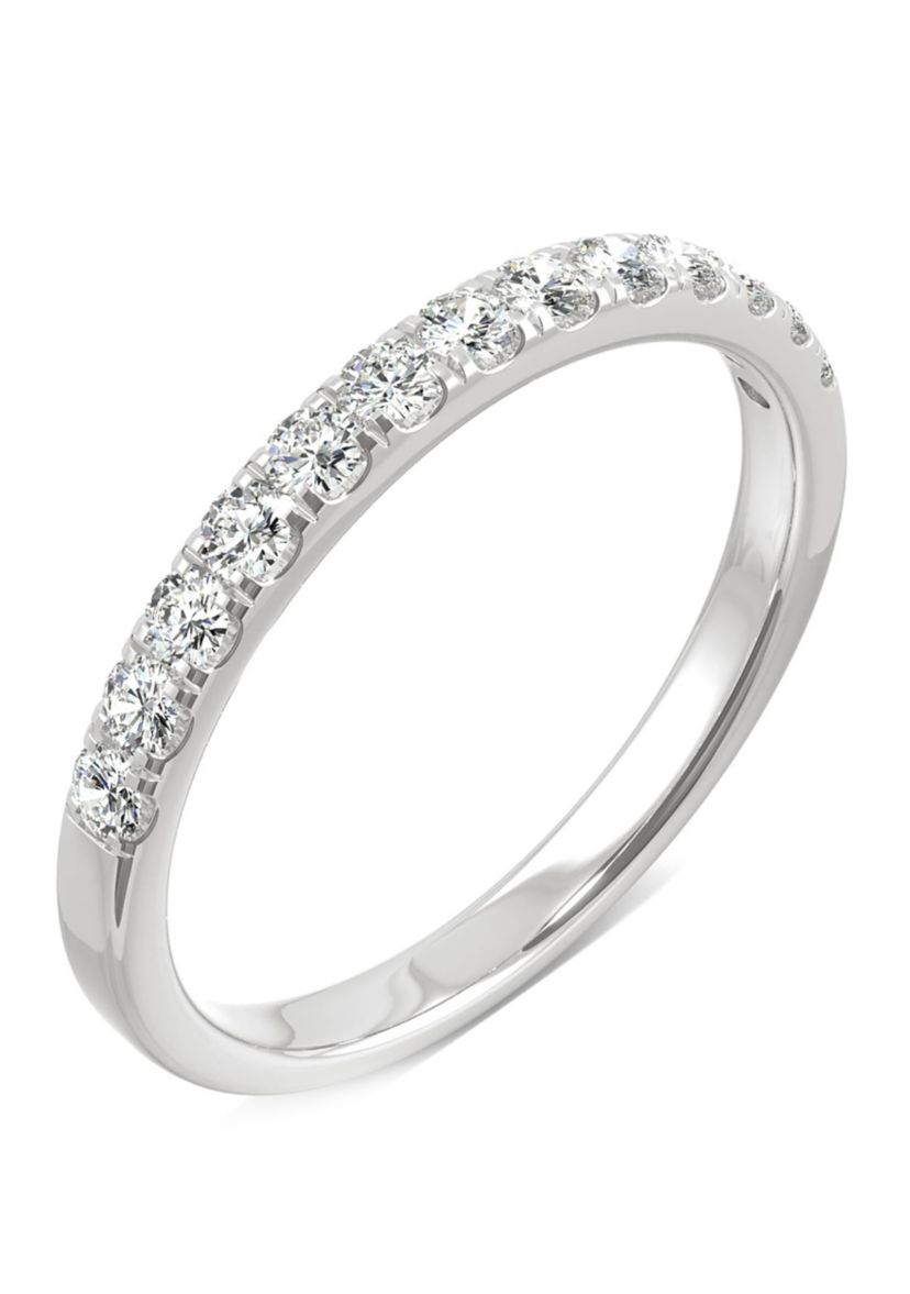 1/3 ct. t.w. Lab Created Moissanite Anniversary Band in 14K Gold