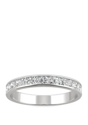 Charles & Colvard 5/8 Ct. T.w. Lab Created Moissanite Band In 14K White Gold