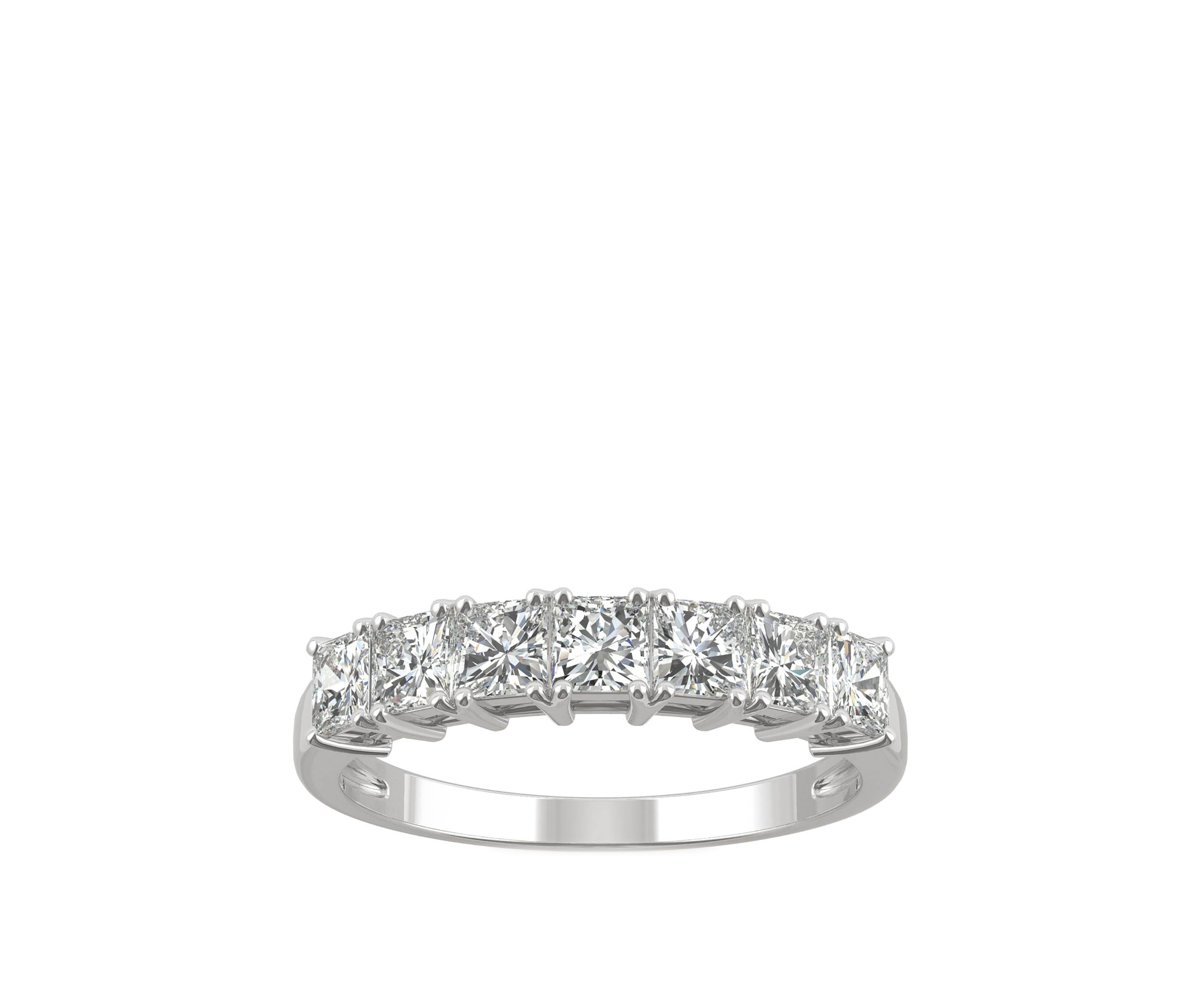 Lab Created Moissanite Anniversary Band