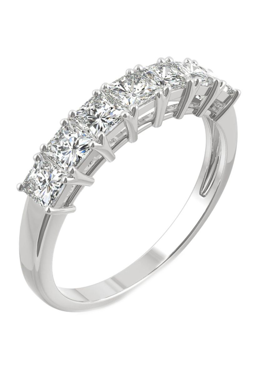 Lab Created Moissanite Anniversary Band