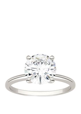 Charles & Colvard 1.9 Ct. T.w. Lab Created Moissanite Solitaire Ring In 14K White Gold