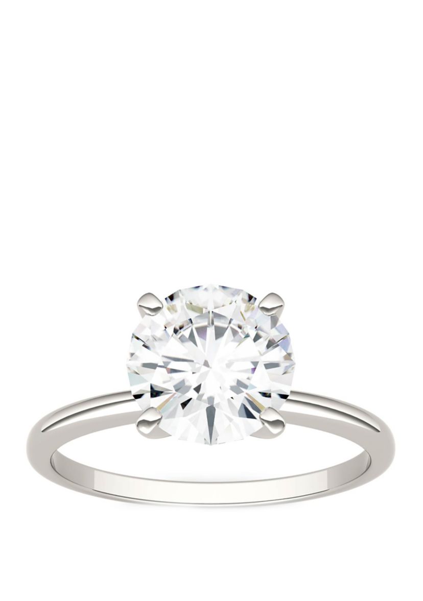 1.9 ct. t.w. Lab Created Moissanite Solitaire Ring in 14K White Gold