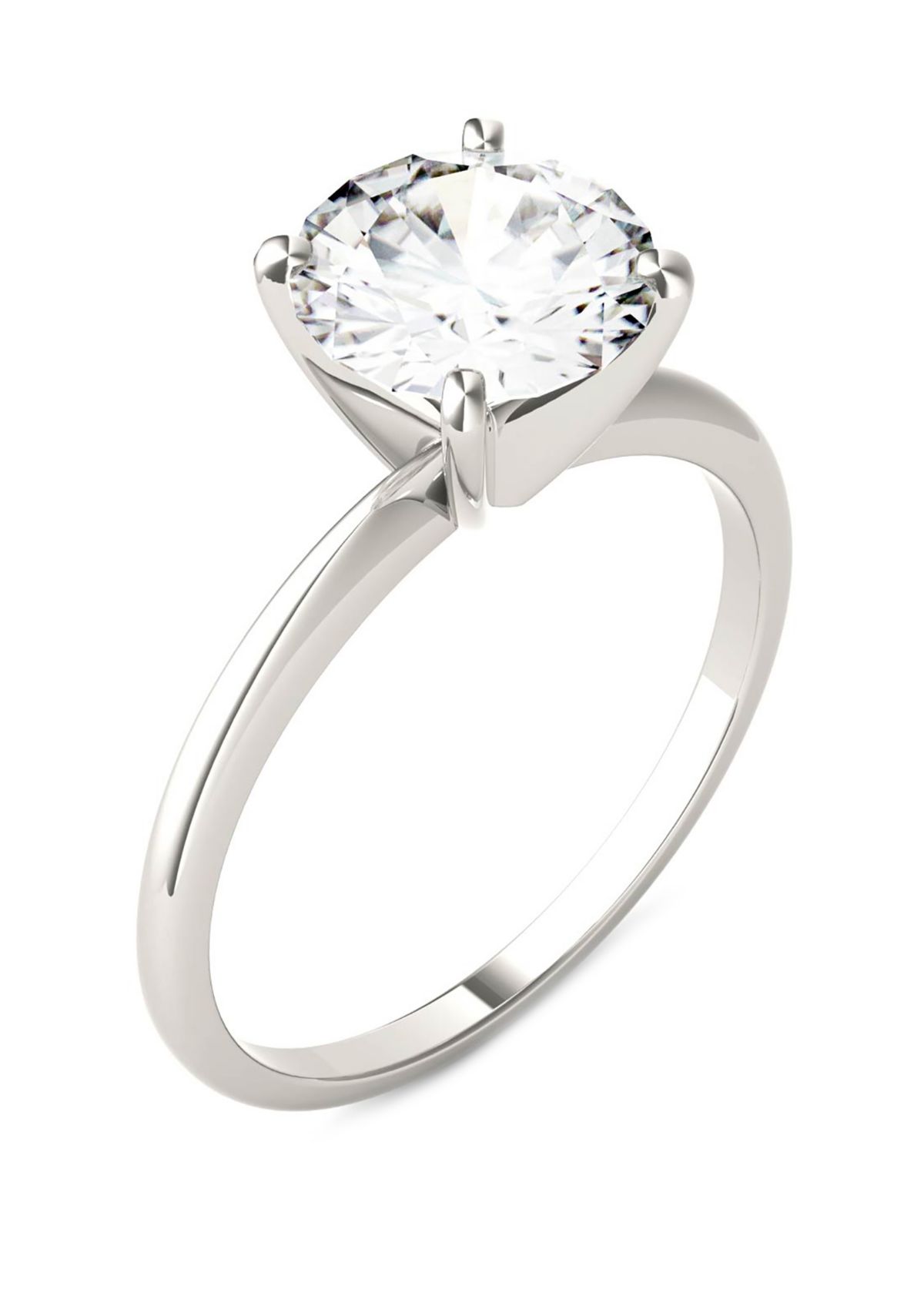 1.9 ct. t.w. Lab Created Moissanite Solitaire Ring in 14K White Gold