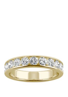Charles & Colvard 1.1 Ct. T.w. Lab Created Moissanite Band In 14K Yellow Gold