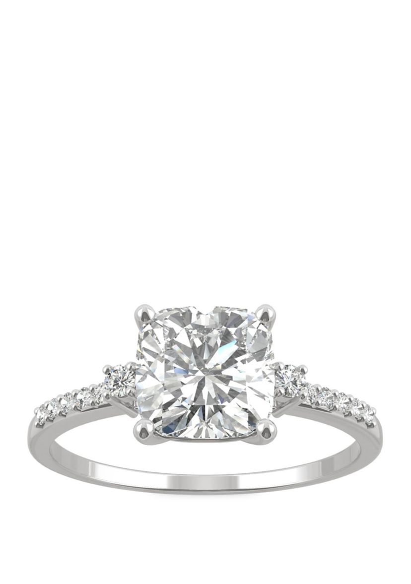 1.81 ct. t.w. Lab Created Moissanite Engagement Ring in 14K White Gold 