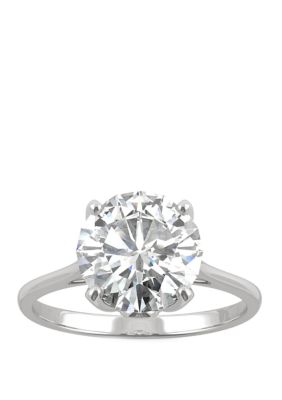 Charles & Colvard 2.7 Ct. T.w. Lab Created Moissanite Engagement Ring In 14K White Gold