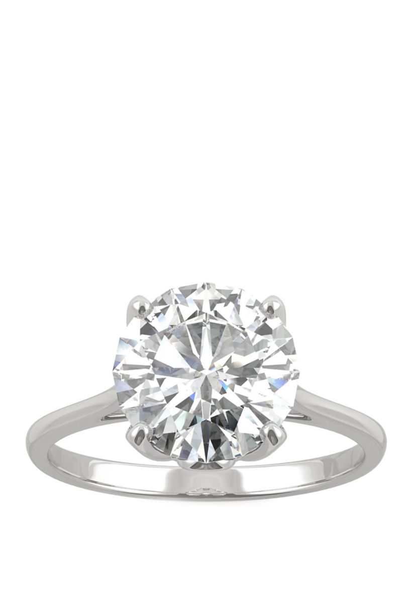 2.7 ct. t.w. Lab Created Moissanite Engagement Ring in 14K White Gold 