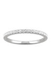 3/8 ct. t.w. Lab Created Moissanite Wedding Band in 14k White Gold