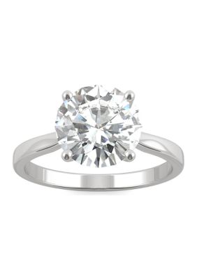 Charles & Colvard 3/4 Ct. T.w. Lab Created Moissanite Solitaire Engagement Ring In 14K White Gold
