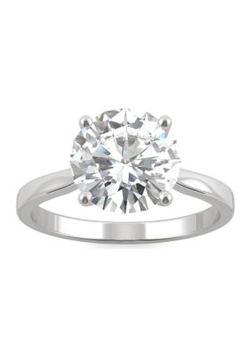 3/4 ct. t.w. Lab Created Moissanite Solitaire Engagement Ring 14k White Gold