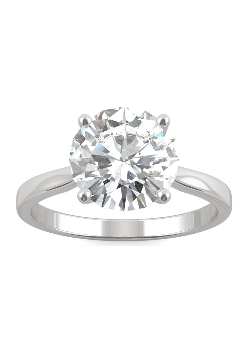 3/4 ct. t.w. Lab Created Moissanite Solitaire Engagement Ring in 14k White Gold