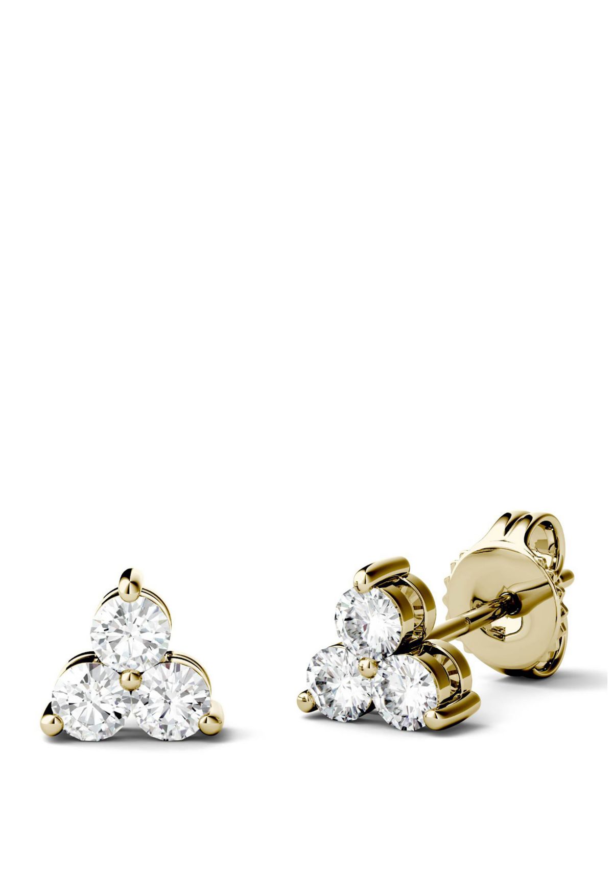 3/8 ct. t.w. Lab Created Moissanite Stud Earrings