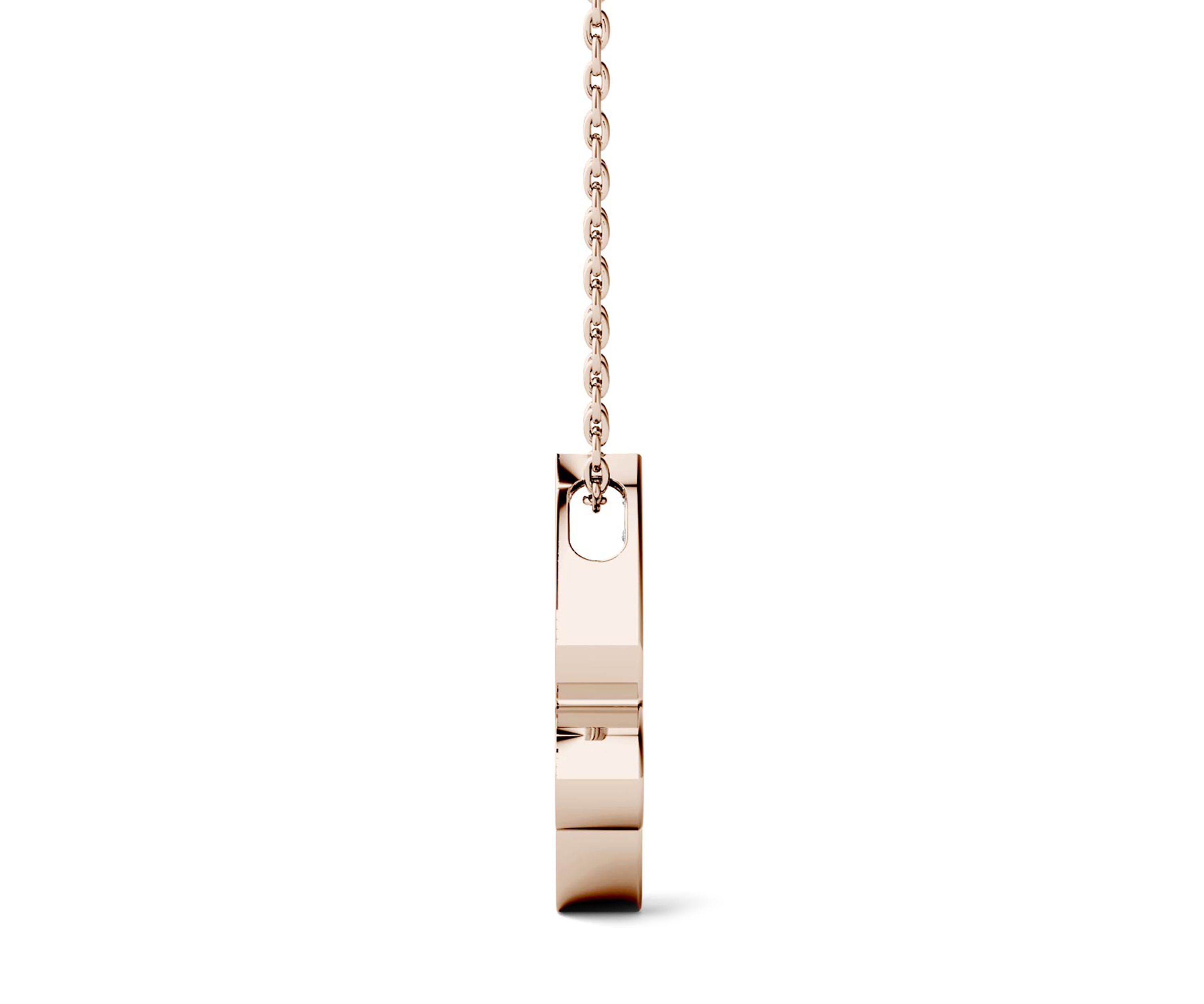 1/6 ct. t.w. Moissanite Butterfly Pendant in 14K Rose Gold