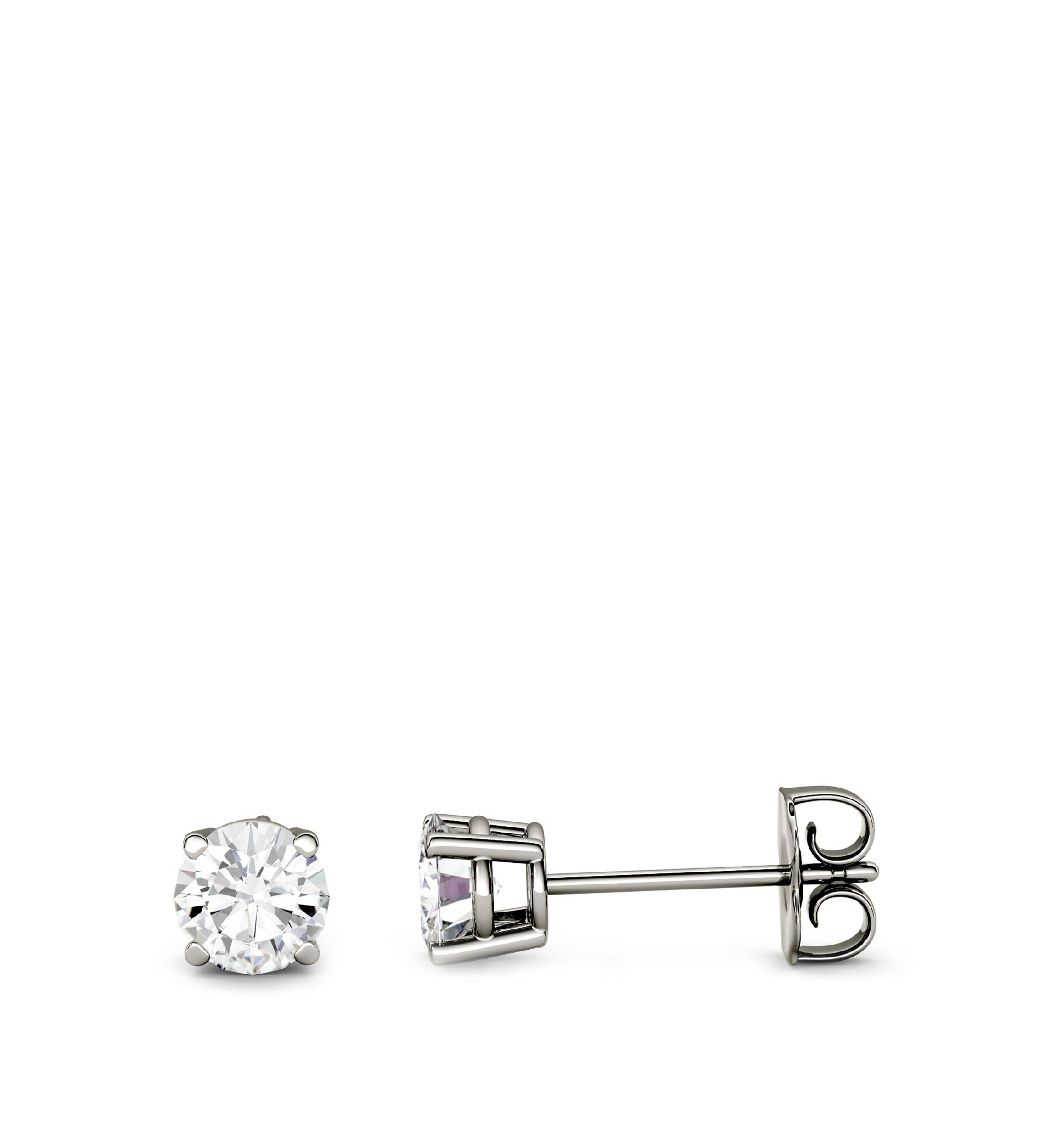 1/2 ct. t.w. Lab Created Moissanite Stud Earrings