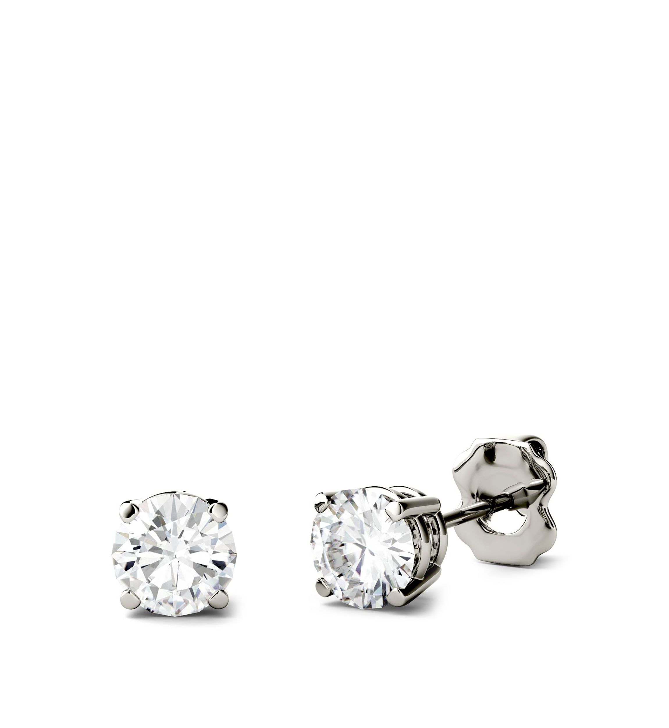 1/2 ct. t.w. Lab Created Moissanite Stud Earrings