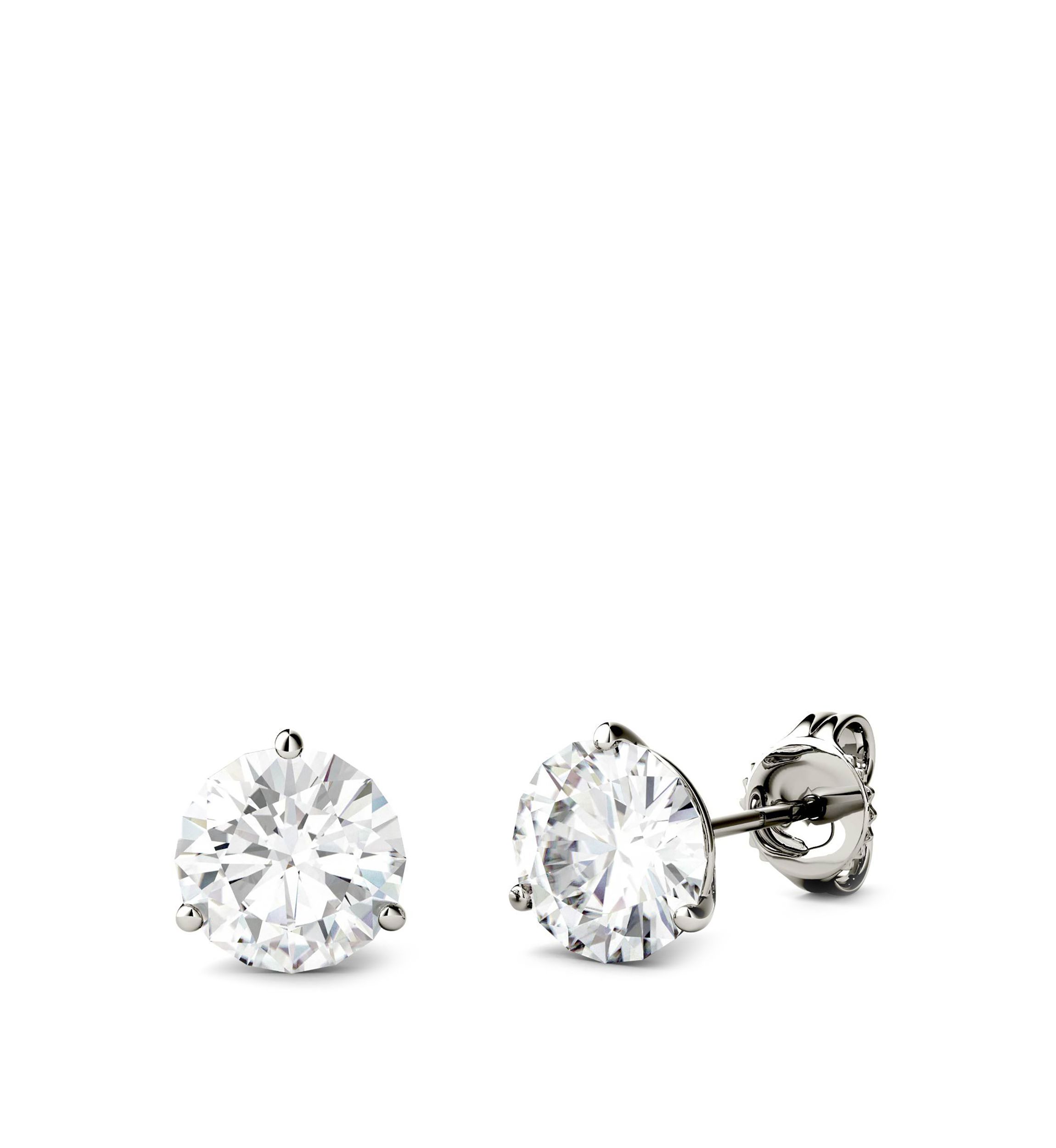 3 ct. t.w. Lab Created Moissanite Stud Earrings