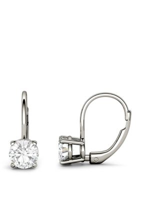 1 ct. t.w. Lab Created Moissanite Leverback Earrings 